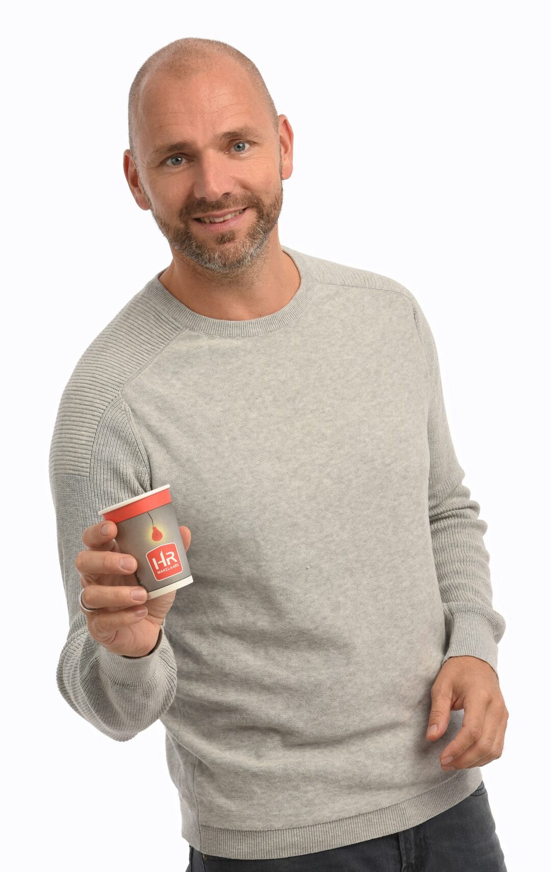 Richard met koffiebeker